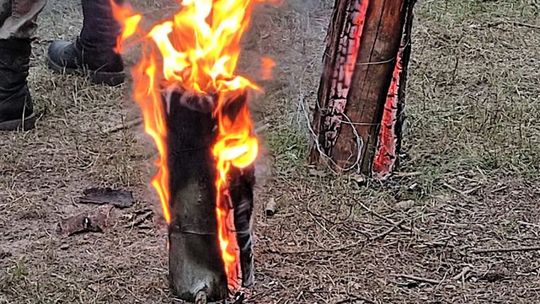 10 km marszu i noc w lesie 