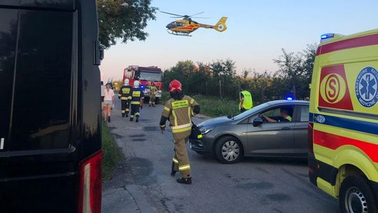 10-latek na quadzie. Wypadek pod Błędowem