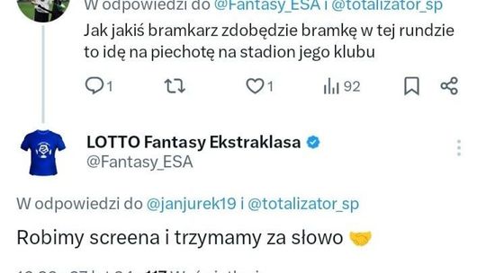 100 km pieszo do Radomia - a wszystko przez... gola Gabriela Kobylaka, bramkarza Radomiaka!