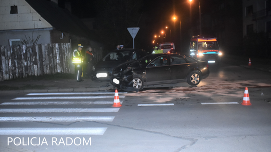 14-latek w centrum Radomia spowodował wypadek