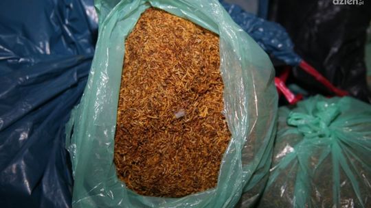 20 kg nielegalnego tytoniu w rękach policji