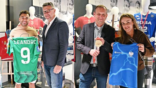 Nowe eksponaty w Galerii Radomskiego Sportu. Swoje pamiątki przekazali Leandro i Agata Kaczmarska