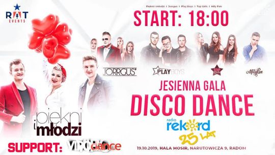 25-lecie Radia Rekord. Będzie gala disco dance 25-lecie Radia Rekord. Będzie gala disco dance