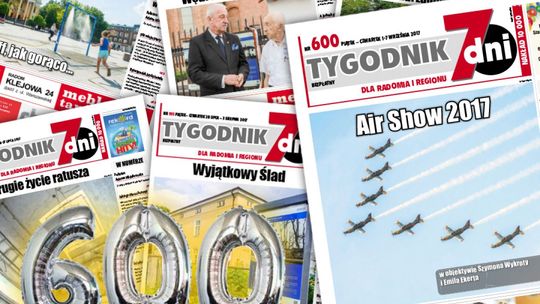 600. wydań Bezpłatnego Tygodnika "7 Dni"