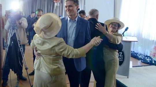 Adam Jarubas w radomskim ZDZ dziękował i tańczył