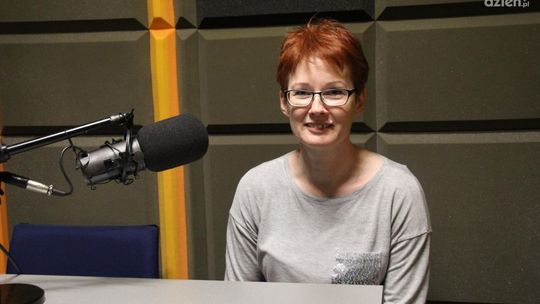 Agata Chruślak - rozmowa w studiu lokalnym Radia Rekord