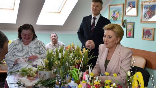Agata Kornhauser-Duda odwiedziła podopiecznych DPS w Jedlance Agata Kornhauser-Duda odwiedziła podopiecznych DPS w Jedlance