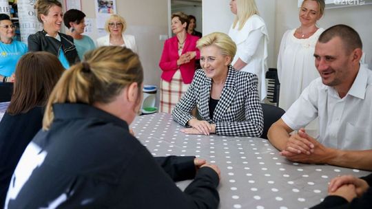 Agata Kornhauser-Duda z wizytą w gminie Wolanów