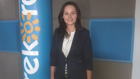 Agnieszka Suwała. Rozmowa w studiu lokalnym Radia Rekord