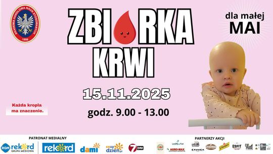 AHNS dla małej Mai, zbiórka krwi
