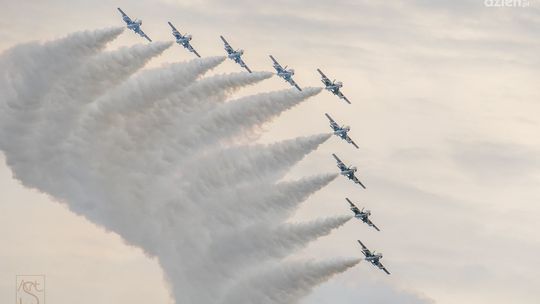 Air Show 2018 Podczas piątkowych treningów ćwiczyła m.in. włoska grupa "Frecce Tricolori"