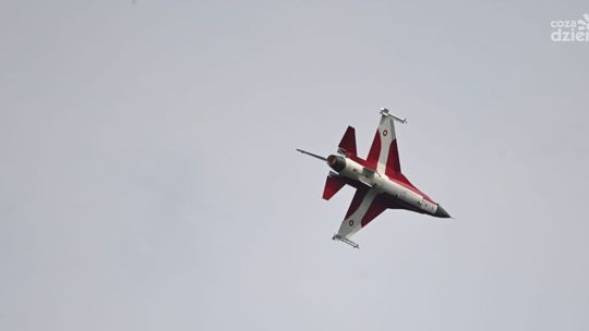 Air Show 2023. Pokazy C-295 i duńskiego F-16 [wideo]