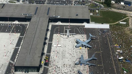 AIR SHOW 2023 z lotu ptaka. Zobaczcie!
