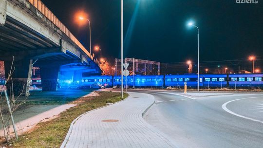 Aktualizacja. Potrącenie na torach