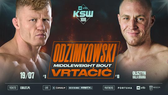 Albert Odzimkowski poznał rywala na gali XTB KSW 108 w Olsztynie