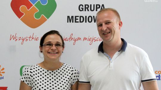 Aleksandra Mądzik i Marek Łuszczek - rozmowa w studiu lokalnym Radia Rekord