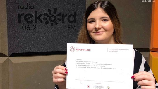 Aleksandra Sobania - Rozmowa w studiu lokalnym Radia Rekord