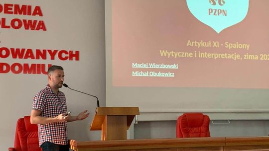 Arbiter finału mistrzostw świata w Katarze szkolił radomskich sędziów