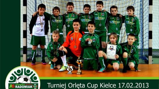 AS Radomiak na podium podczas turnieju Orlęta CUP Kielce 2013