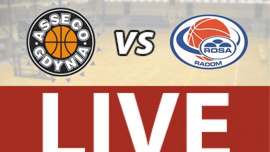 Asseco Gdynia - ROSA Radom 80:90 (zapis relacji LIVE)