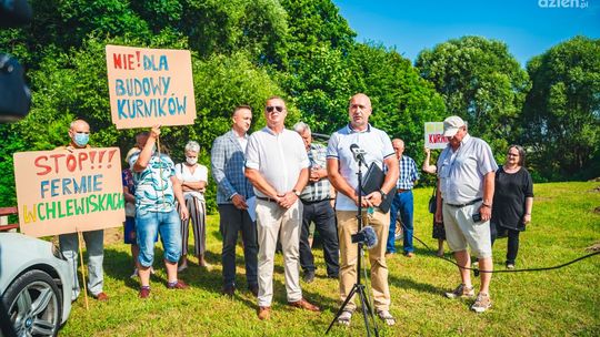 Awantura o kurzą fermę w Chlewiskach. Mieszkańcy przeciwni budowie