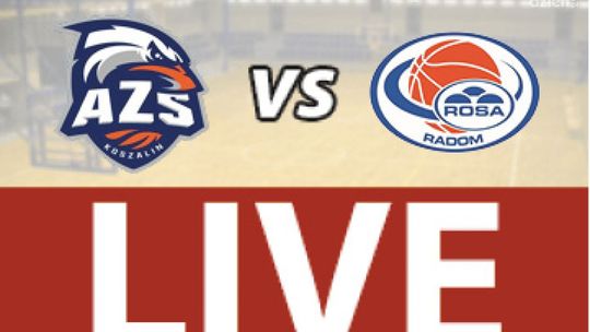 AZS Koszalin - ROSA Radom 63:62 (zapis relacji)