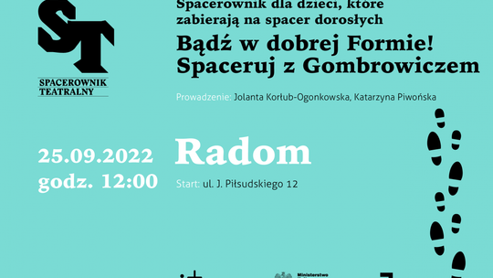Bądź w dobrej Formie! – spaceruj z Gombrowiczem