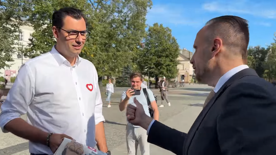 Bąkiewicz do Frysztaka: "Ja wpłacałem na chore dzieci jeszcze zanim pan przyszedł na świat"