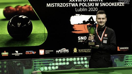 Bartosz Utkowski brązowym medalistą Otwartych Mistrzostwach Polski w Snookerze