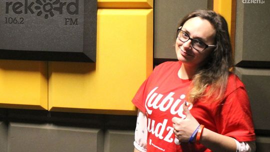 Beata Urbanek - rozmowa w studiu lokalnym Radia Rekord