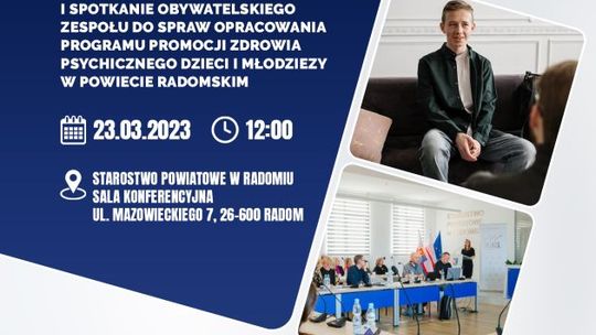 Będą rozmawiać o zdrowiu psychicznym dzieci i młodzieży