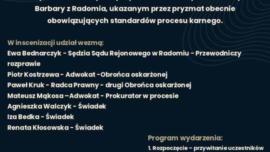 Będą sądzić i wydadzą wyrok