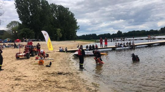  „Bezpieczna kąpiel" na Borkach