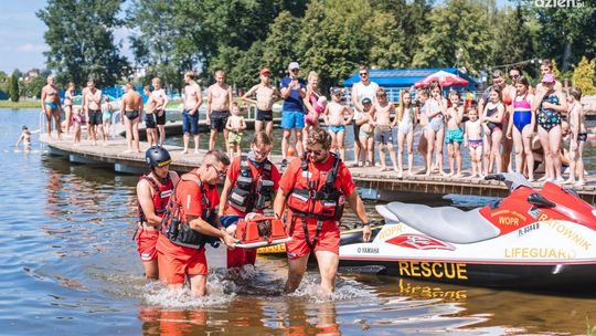 Bezpieczna kąpiel na Borkach