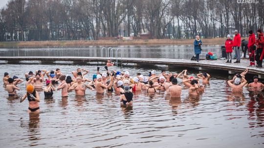 "Bezpieczne Morsowanie" nad zalewem na Borkach