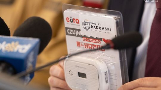 Bezpłatne czujniki czadu dla seniorów 