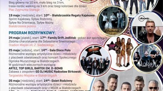 Białobrzegi. Już niebawem Majowe Dni Białobrzegów