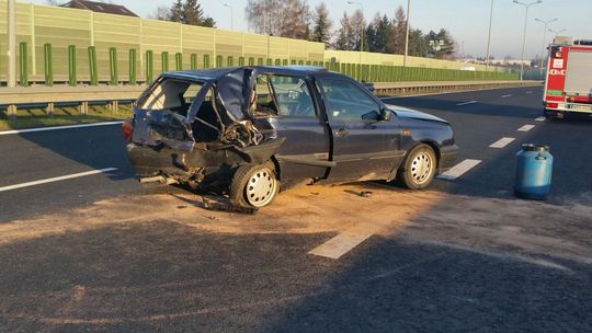 BIAŁOBRZEGI. Wypadek na "7"