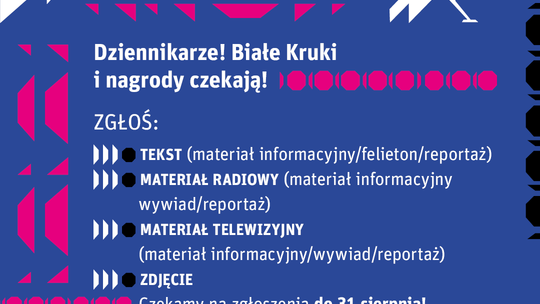 „Biały Kruk” dla dziennikarzy mediów lokalnych – ostatnie dni na zgłoszenia!
