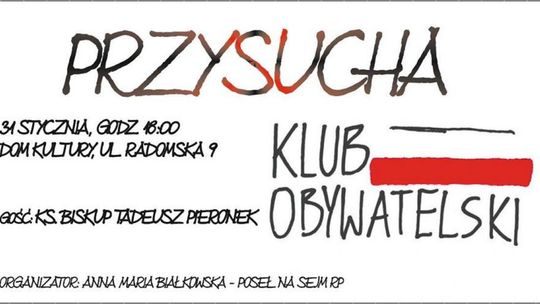 Biskup Pieronek gościem Klubu Obywatelskiego