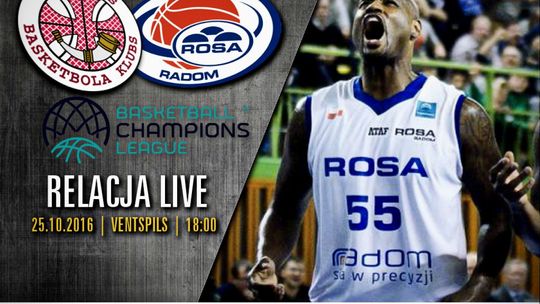 BK Ventspils - ROSA Radom 74:53 (RELACJA LIVE)
