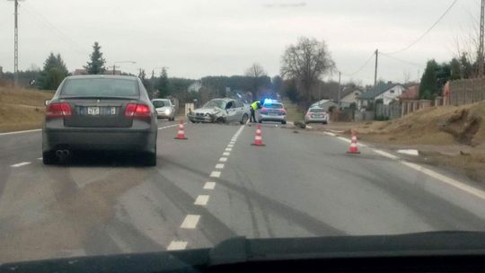 Bmw dachowało w Chustkach