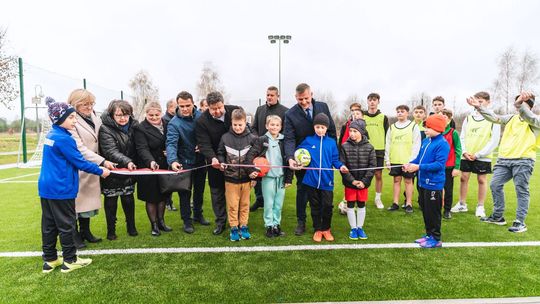 Boisko w Skaryszewie w nowej odsłonie