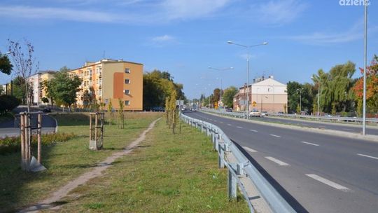 Brakuje kawałka chodnika na Plantach