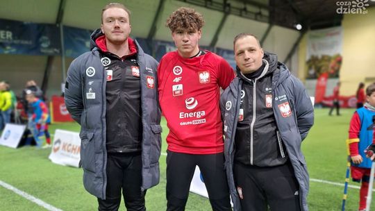 Bramkarz ampfutbolowej sekcji Radomiaka w juniorskiej kadrze Polski