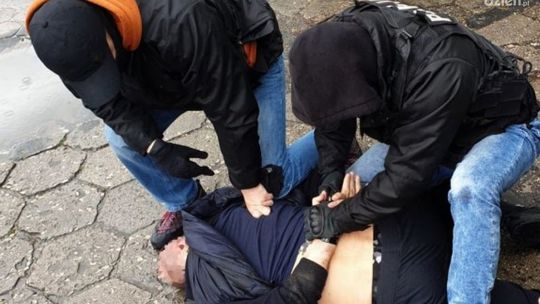 Były radomski bokser w rękach policjantów