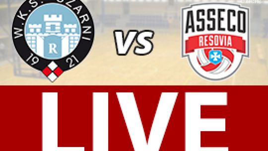 Cerrad Czarni - Asseco Resovia 3:2 (Zapis relacji)