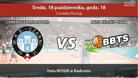 Cerrad Czarni Radom - BBTS Bielsko-Biała 3:0 (zapis relacji)