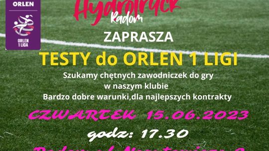 Chcesz zagrać w 1. ligowym Hydrotrucku Radom? Klub zaprasza na testy