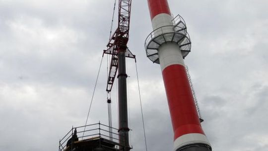 Ciepłownia Północ ma nowy komin